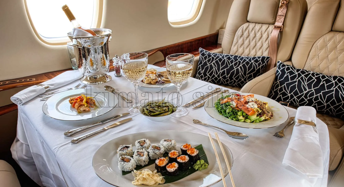 Read more about the article Discover Exclusive Custom Private Jet Meals for Discerning Flyers